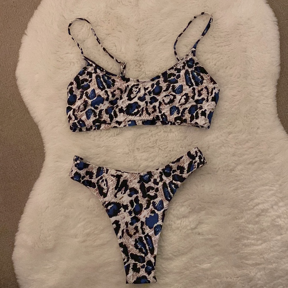 Leopard two piece bikini